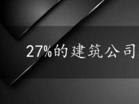 27%的建筑公司在疫情期间裁员