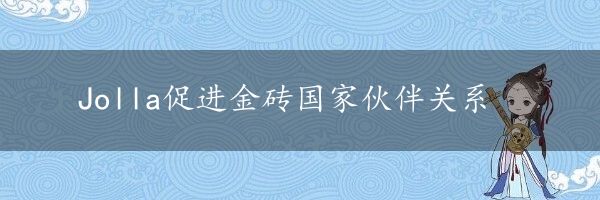 Jolla促进金砖国家伙伴关系