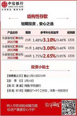 中信银行薪金煲：高收益的灵活理财产品