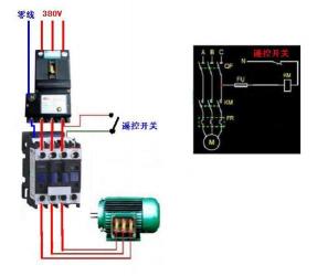 交流接触器接线方法与工作原理