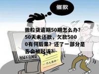 备用金500逾期后还进去，减免部分利息与协商还款方案