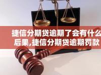 佰仟分期2年不还款后果：产生滞纳金并影响个人信用记录