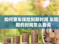 车保险查询全攻略：多种途径轻松查，让你的保障一目了然