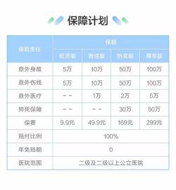 意外保险全览：涵盖身故、伤残、医疗与传染病保障