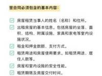 租房必备！签租房合同前必须掌握的注意事项